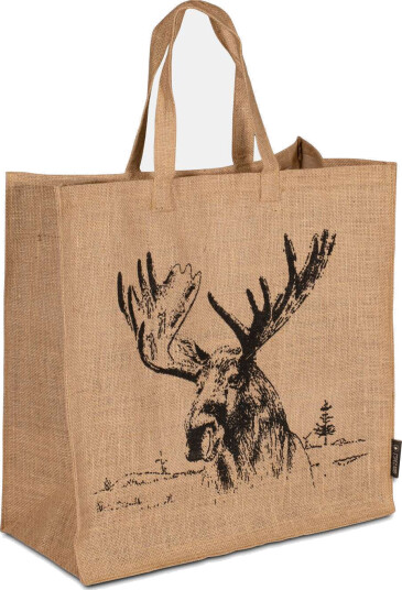 Bærebag i jute Elg Bærebag i jute Elg