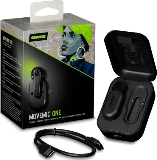 Shure Movemic Wireless Lav to Phone Charge Case