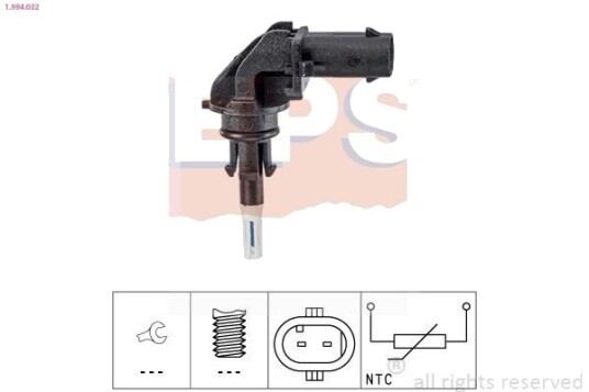 Sensor, innsugningsluft temperatur EPS 1.994.032 Sensor, innsugningsluft temperatur EPS 1.994.032