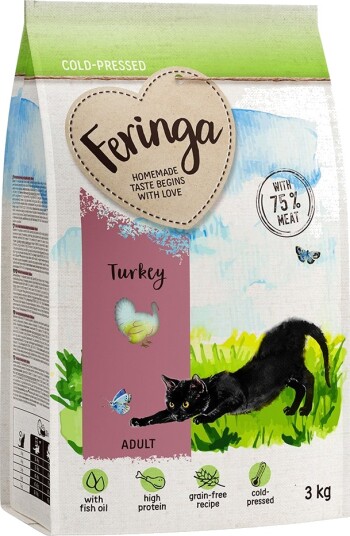 Feringa Tørrfôr Adult Kaldpresset Kalkun 9 kg 3 X 3 kg Feringa Tørrfôr Adult Kaldpresset Kalkun 9 kg 3 X 3 kg