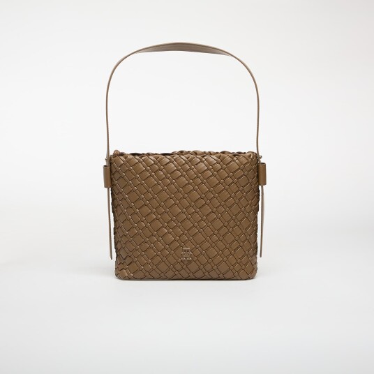 Tommy Hilfiger Th Braided Shoulder Bag - Brown - ONE SIZE