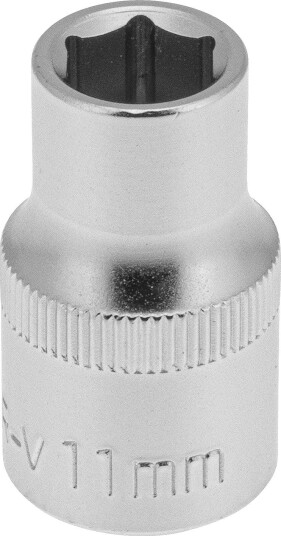 PELA 562389 Pipe Drivstørrelse 1/2", 6-Kant, Kort 11 mm
