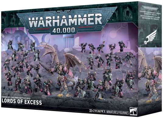 Games Warhammer 40K Battleforce Emperors Children