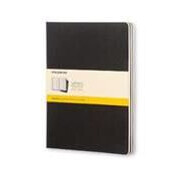 Moleskine Squared Cahier Xl - Black Cover (3 Set) (8883705025)