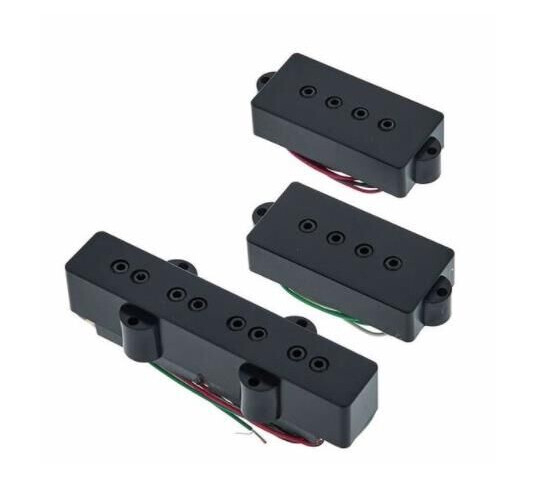 Dimarzio Dp126bk Pickup Set Bass Model P+j Svart Dimarzio Dp126bk Pickup Set Bass Model P+j Svart