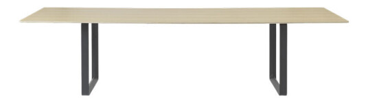 Muuto 70/70 spisebord 295 x 108 cm Oak veneer-Plywood-Black
