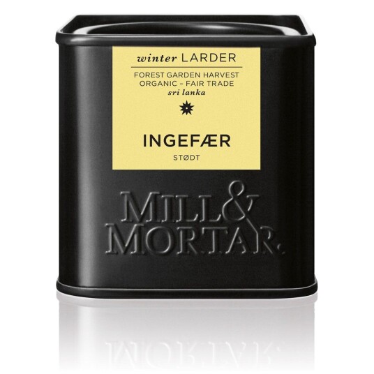 Mill & Mortar Ingefær, Malt Ø 50g Mill & Mortar Ingefær, Malt Ø 50g