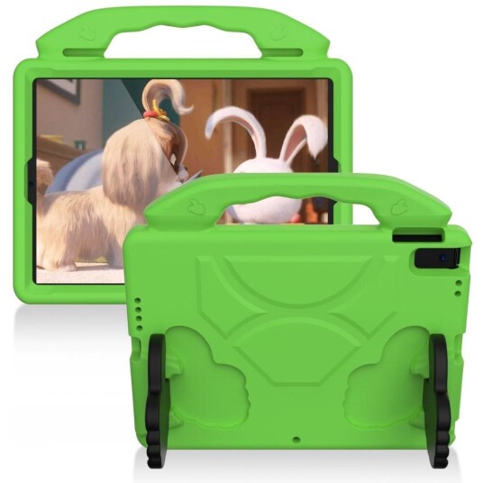 INCOVER iPad 10.2" (2021 / 2020 / 2019) / Pro 10.5" / Air (2019) / Pro 11" Barn Deksel - Thumb Stativfunksjon Deksel Grønn