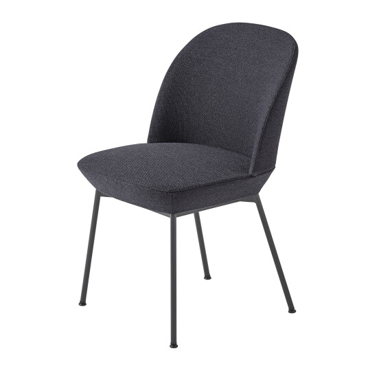 Muuto Oslo Side Chair Ocean 601 / Anthracite Black