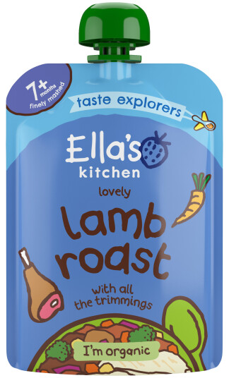 Ellas Kitchen Ella s Kitchen Babymos Lovely Lamb Roast Dinner, 7 Mdr. 130gram Ellas Kitchen Ella s Kitchen Babymos Lovely Lamb Roast Dinner, 7 Mdr. 130gram