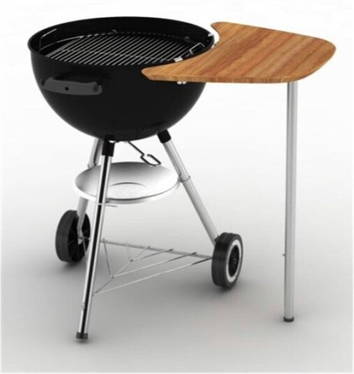 Weber Sidebord - Passer Kulegriller På 47 Cm Og Større Weber Sidebord - Passer Kulegriller På 47 Cm Og Større
