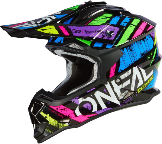 Oneal 2Series Glitch Motocross Hjelm XL Flerfarget