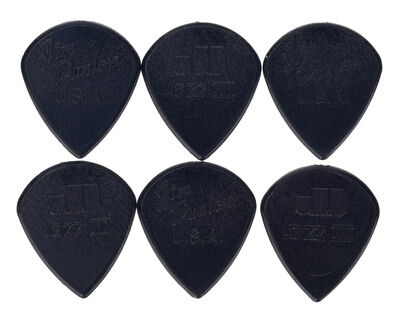 Dunlop Jazz III Stiffo BK 6PC Dunlop Jazz III Stiffo BK 6PC