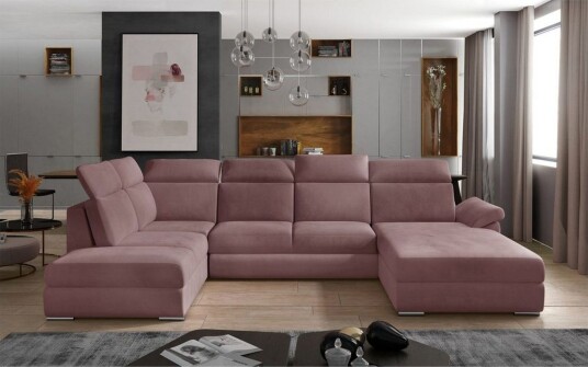 Seksjon Eltap Evanell 336x211x102 cm Monolith 63 Rosa Høyre