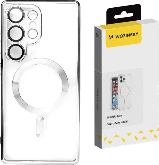 Wozinsky Electroplated MagSafe deksel for Samsung Galaxy S25+ Sølv Wozinsky Electroplated MagSafe deksel for Samsung Galaxy S25+ Sølv
