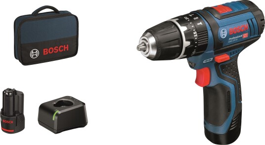 Bosch GSB 12V-15 Slagboremaskin med batteri og lader Maskiner Bosch GSB 12V-15 Slagboremaskin med batteri og lader Maskiner