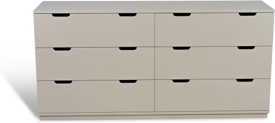 Mavis Aoko Byrå Beige 6 Lådor Kommoder Martina Elgemark Tre