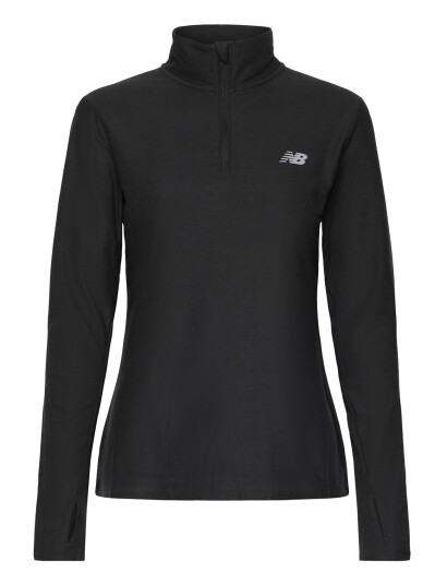 New Balance Sport Essentials Space Dye Quarter Zip - Black - XL