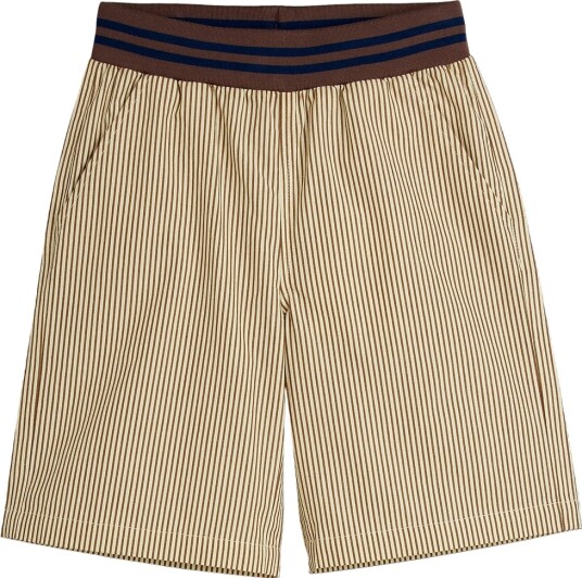 Mini Rodini Shorts Poplin Brun Mini Rodini 4 5 år 104 110 Shorts