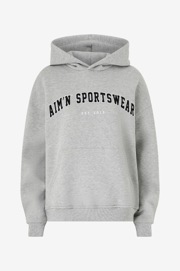 Aim'n   Hettegenser Varsity Sweat Hood   Grå