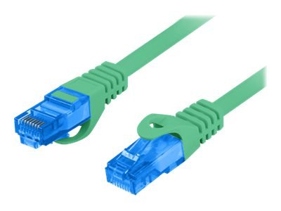 Lanberg Koblingskabel Rj-45 Hann Til Rj-45 Hann 5 M 0.98 Cm S/Ftp Cat 6A Flertrådet Grønn Ral 6024
