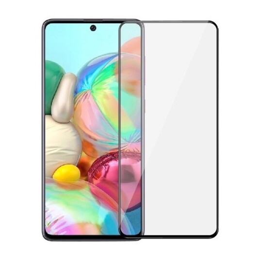 DACOTA PLATINUM TIGER GLASS SAMSUNG GALAXY A71 SKJERMBESKYTTER, SVART