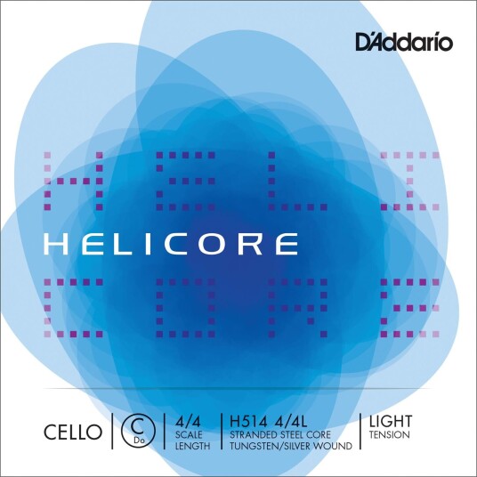 D'Addario H514 4/4l Cello String Helicore C-Tungsten/silver 27.0