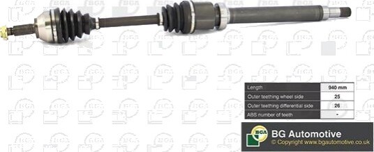 Drivaksel BGA DS2302R