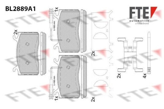 Bremseklosser FTE 9011129