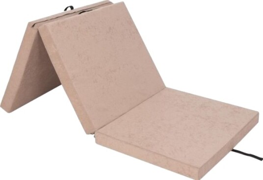 Hobbygarden Treningsmatte 3-Delt Ben 195 Cm X 80 Cm X 8 Cm Beige Hobbygarden Treningsmatte 3-Delt Ben 195 Cm X 80 Cm X 8 Cm Beige