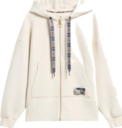 Barbour Dame Gensere & Hettegensere Hvit M,