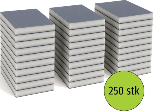 Cool Abrasives Slipesvamper 120x98x12mm Svart Silisiumkarbid 250stk C80 Cool Abrasives Slipesvamper 120x98x12mm Svart Silisiumkarbid 250stk C80