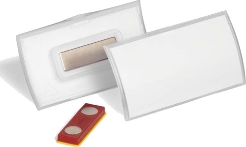 Durable 825919 Merkeholder Portrett Polypropylen Pp Gjennomsiktig 4 Cm 7,5 Cm