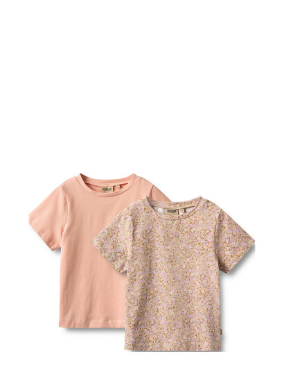 Wheat 2 T-Shirt S/S Manna - Coral - 104 Wheat 2 T-Shirt S/S Manna - Coral - 104