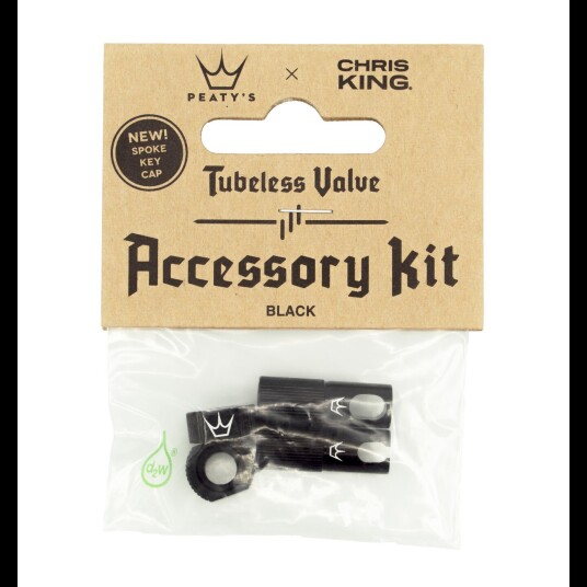 Peaty's x Chris King Valve Accessory Kit Black