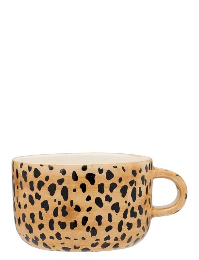 Anna + Nina Leopard Cappuccino Mug Brown 30 CL