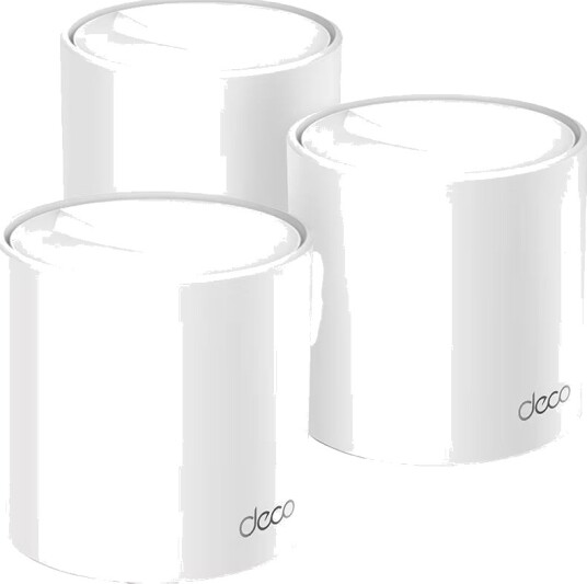 TP-Link Deco X10 WiFi 6 AX1500 mesh router 3-pakning TP-Link Deco X10 WiFi 6 AX1500 mesh router 3-pakning