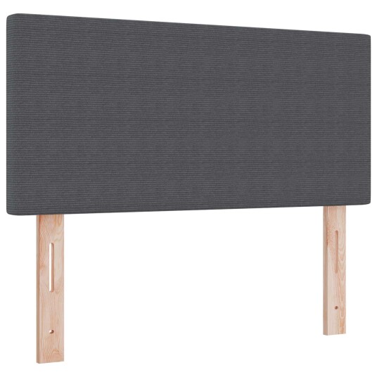  LED Hodegjørde Enkel Design Mørk Grå 100 cm Cordfløyel