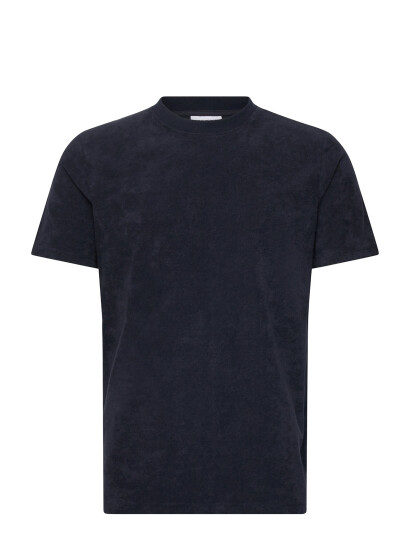 Lindbergh Ss Tee Terry - Navy - L
