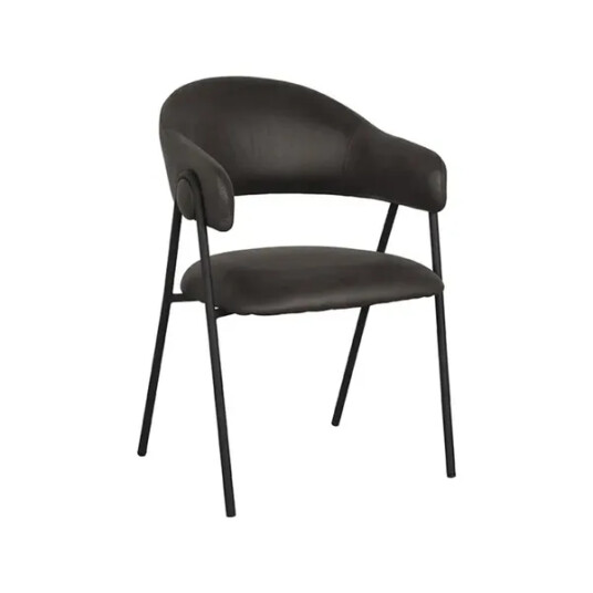 Trendcollection 2 Stk Lowen Spisestoler Antrasitt