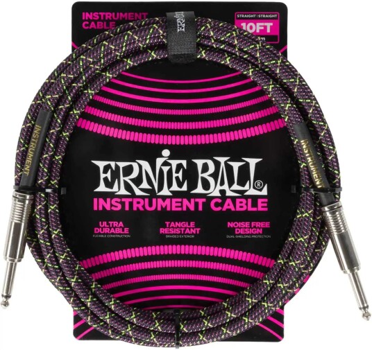 Ernie Ball 6427 Purple Python 3m/10ft Instrumentkabel