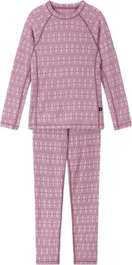 Reima Wool Base Layer Set Taival GREY PINK 100 Reima Wool Base Layer Set Taival GREY PINK 100