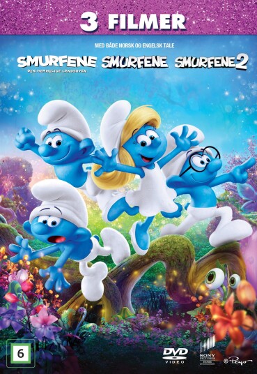 Smurfene 1 3 DVD Smurfene 1 3 DVD