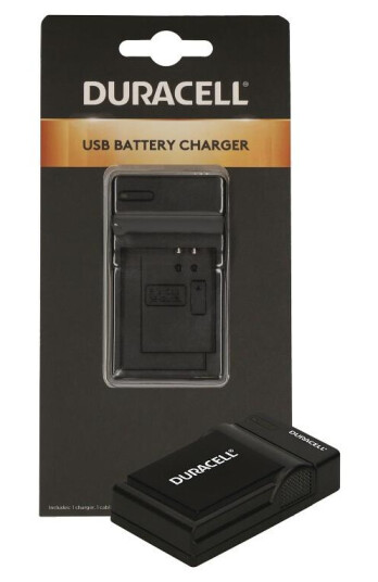 Duracell DRO5943 Kamerabatterilader med USB for Olympus BLH-1