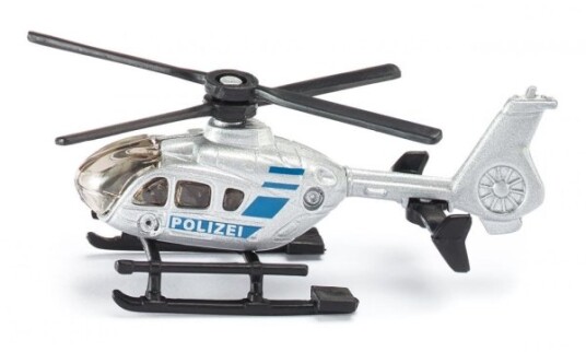 Siku 0807 Helikopter Metall Plast Sort Blå Sølv