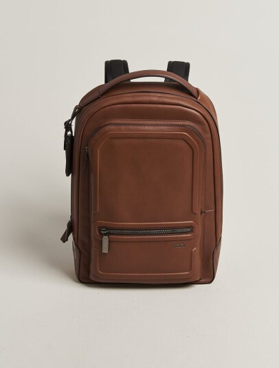 TUMI Harrison Bradner Backpack Cognac Bombe