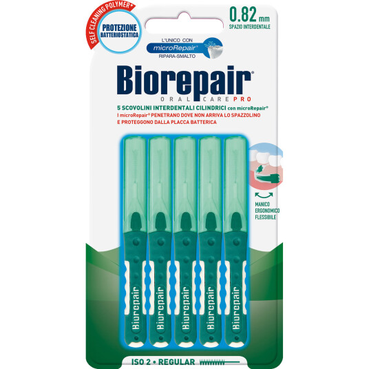 Biorepair Interspace børster 5 pcs. Vanlig 0,82 mm ISO 2