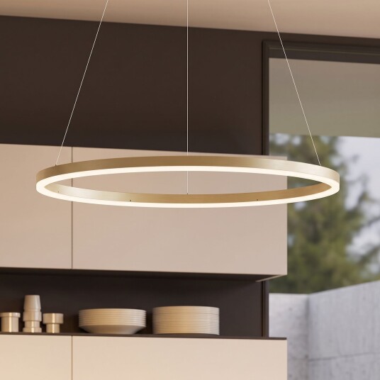 Hengelampe Arcchio Albiona dimmbar Beige Kjøkken Metall Moderne 3.5 Beige