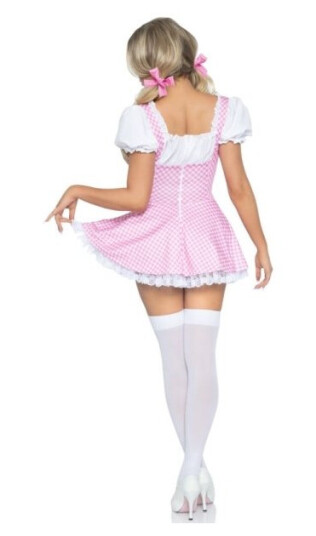 Pink Gingham Kjole Pink Gingham Kjole