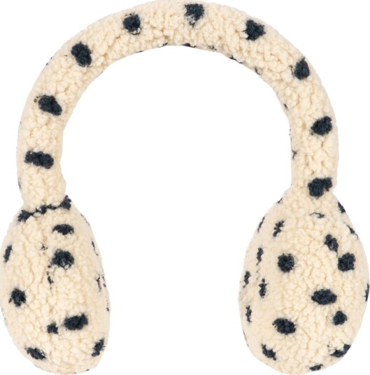 Konges Sløjd Ørevarmere Teddy Jody Dot Lumiere Konges Sløjd OneSize Lue Beige Blå Hvit Svart